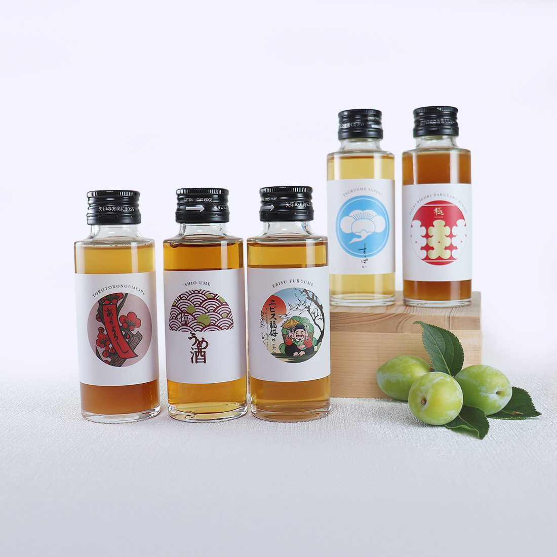 ピーロート 甘口ワイン&東光 吟醸梅酒 飲み比べ高級梅酒6本セット ちょこっと飲み比べBOX梅酒セット 100ml×5本 箱入
