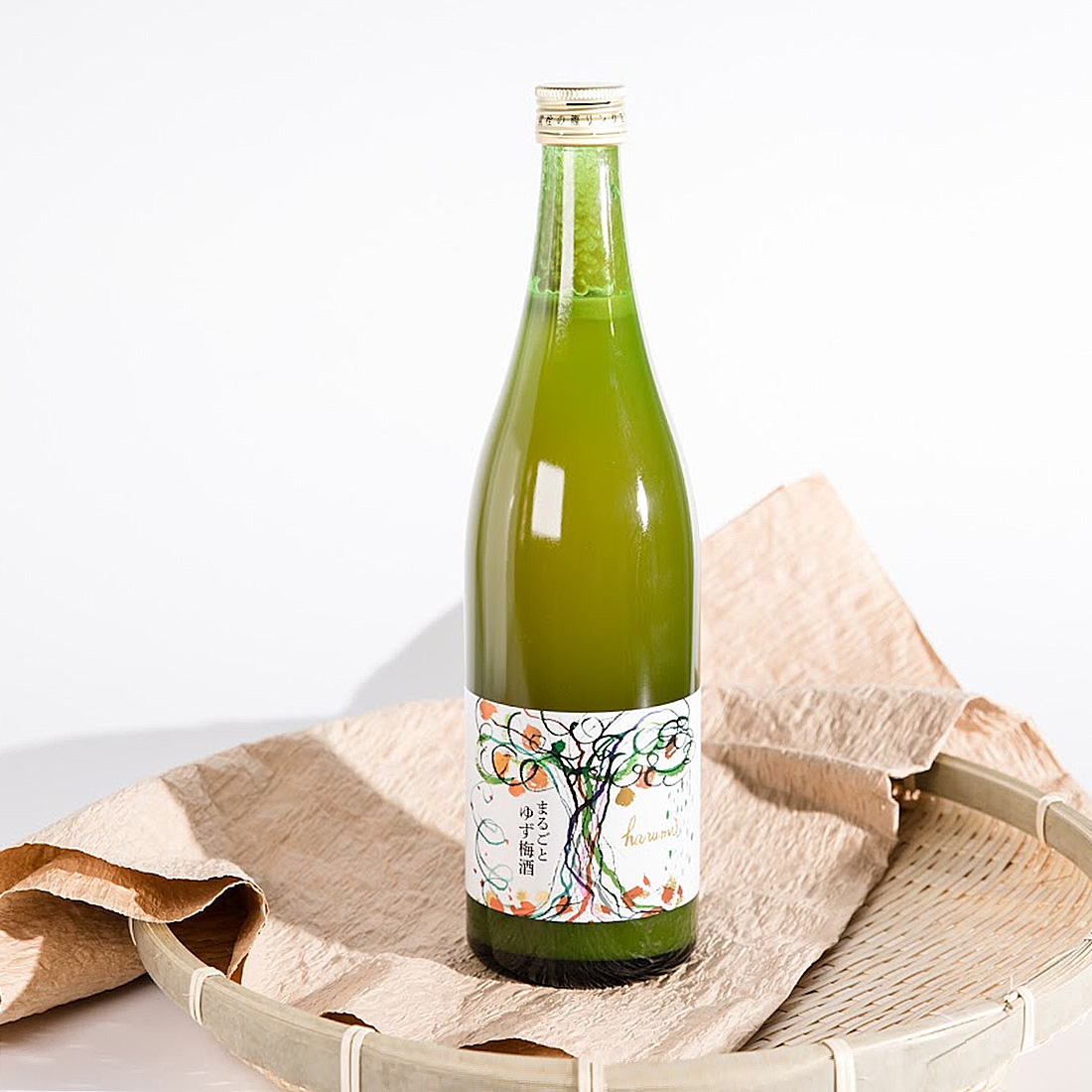 庭のうぐいす まるごとゆず梅酒  山口酒造場