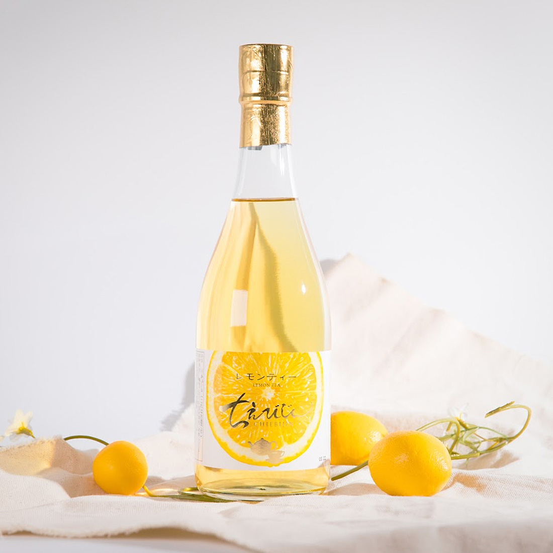 ちえびじん レモンティーリキュール 720ml | 中野酒造