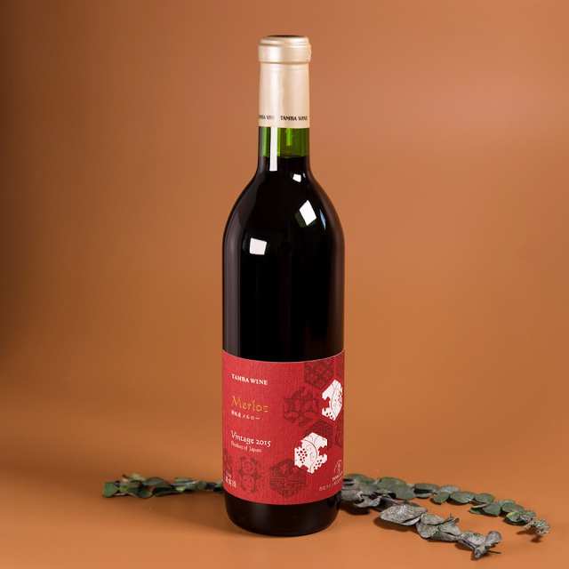 須坂産メルロー2015 720ml | 丹波ワイン