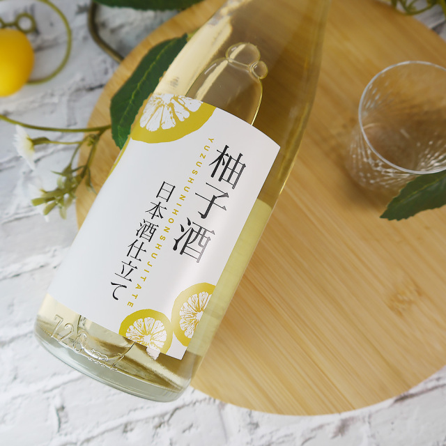 柚子酒 日本酒仕立て 720ml ｜ 浜田