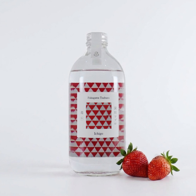 クラフトジン 深川ツブロ 苺 イチゴ  500ml / 深川蒸留所