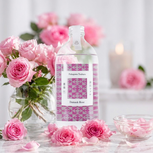クラフトジン 深川ツブロ 薔薇 バラ 500ml / 深川蒸留所