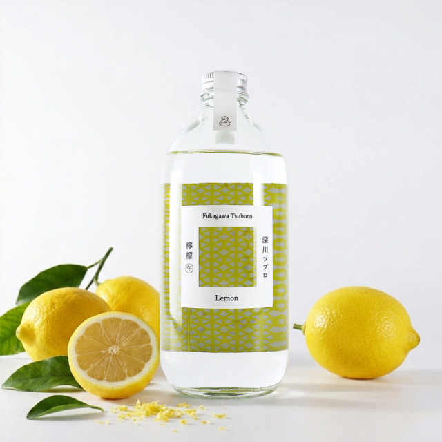 クラフトジン  深川ツブロ 檸檬  batch3 レモン ジン 500ml / 深川蒸留所