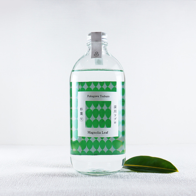 クラフトジン 深川ツブロ 朴葉 ほうば 午 Magnolia Leaf   500ml / 深川蒸留所
