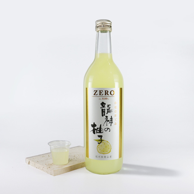 和歌のめぐみ ZERO 竜神の柚子 ノンアルコール 720ml / 世界一統