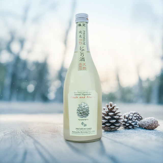 【火入れ】帝松 PREMIUM プレミアム 純米酒にごり酒 MIKADOMATSU  720ml / 松岡醸造