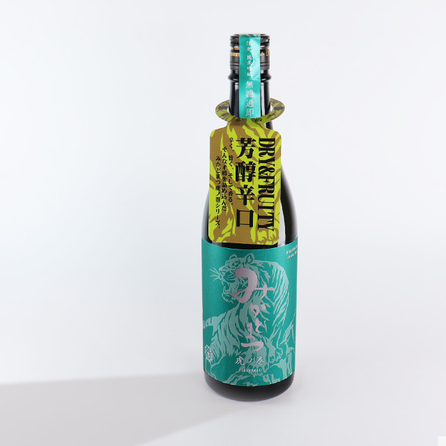 帝松（みかどまつ） 虎ノ巻 緑 純米吟醸 無濾過原酒 芳醇辛口 720ml / 松岡醸造