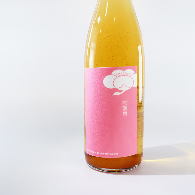 鶴巻宗富　香合　赤楽　梅 鶴梅 完熟 720ml ｜ 平和酒造