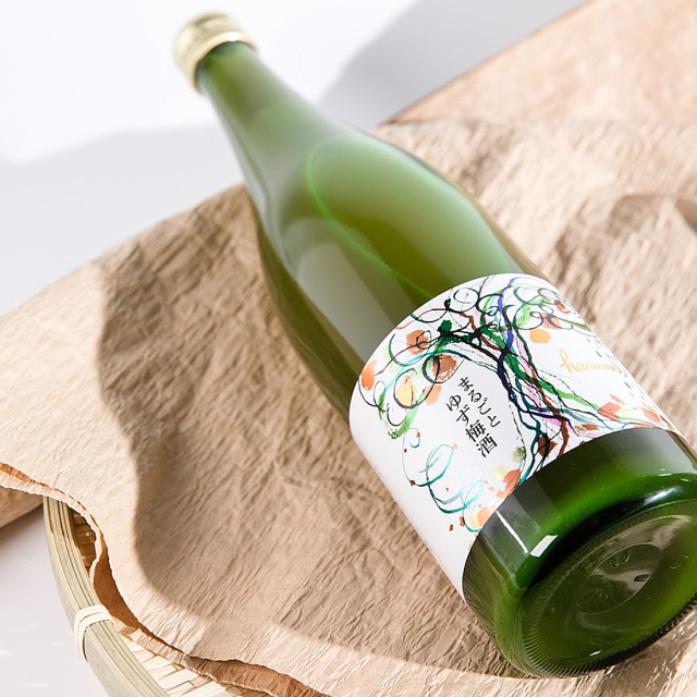 庭のうぐいす まるごとゆず梅酒  山口酒造場