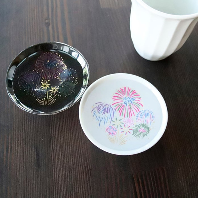 冷感花火 平盃セット 箱入 | 丸モ高木陶器