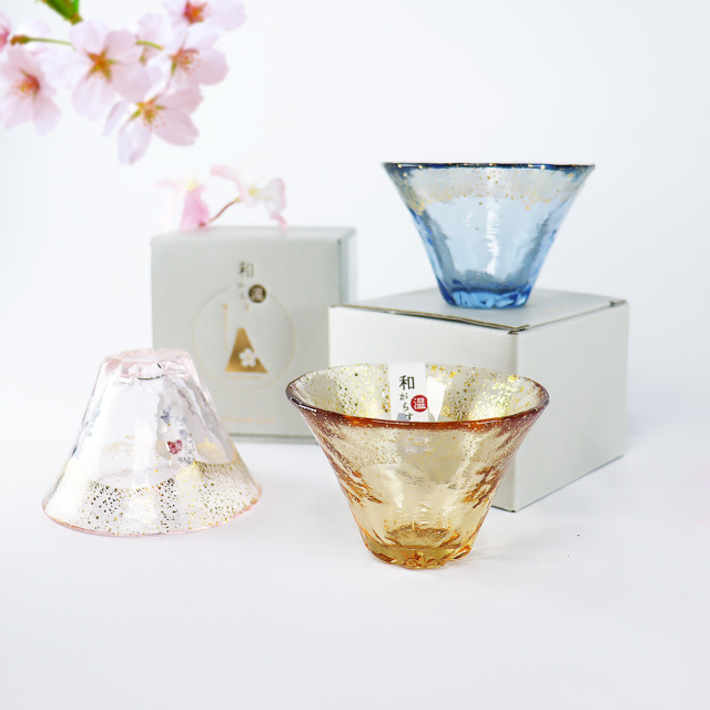 和がらす 富士見さくら 酒杯