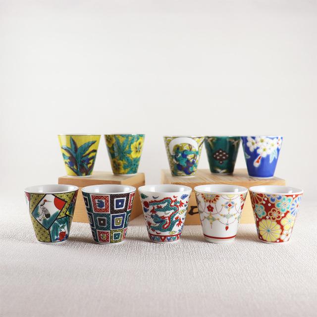 【20％OFF! お得なセット】美術 九谷焼 縁起ちょこ 10種セット