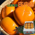 《送料無料》 《ご贈答用に》山形県鶴岡産庄内柿　秀品 2L 5kg (24玉入)《好評予約受付中!!》