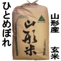 《送料無料》 山形県産米 ひとめぼれ 玄米 30kg 特別栽培米