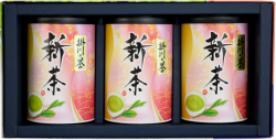 新茶の掛川の誉100ｇ3缶セット