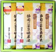 お歳暮お茶【静岡茶・掛川茶】ギフト世界農業遺産【静岡の茶草場農法】深蒸し掛川茶100ｇ3袋セット【ラッピング有り】