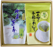 敬老の日 ギフト 緑茶 ティーバッグ 4g20入 水出し煎茶 ティーバッグ 5ｇ15入 セット【静岡茶・深蒸し掛川茶】【ラッピング有り】