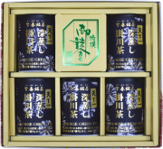 【深蒸し掛川茶】天下一100ｇ×5缶セット【のし名入無料】仏事対応可【ラッピング有り】