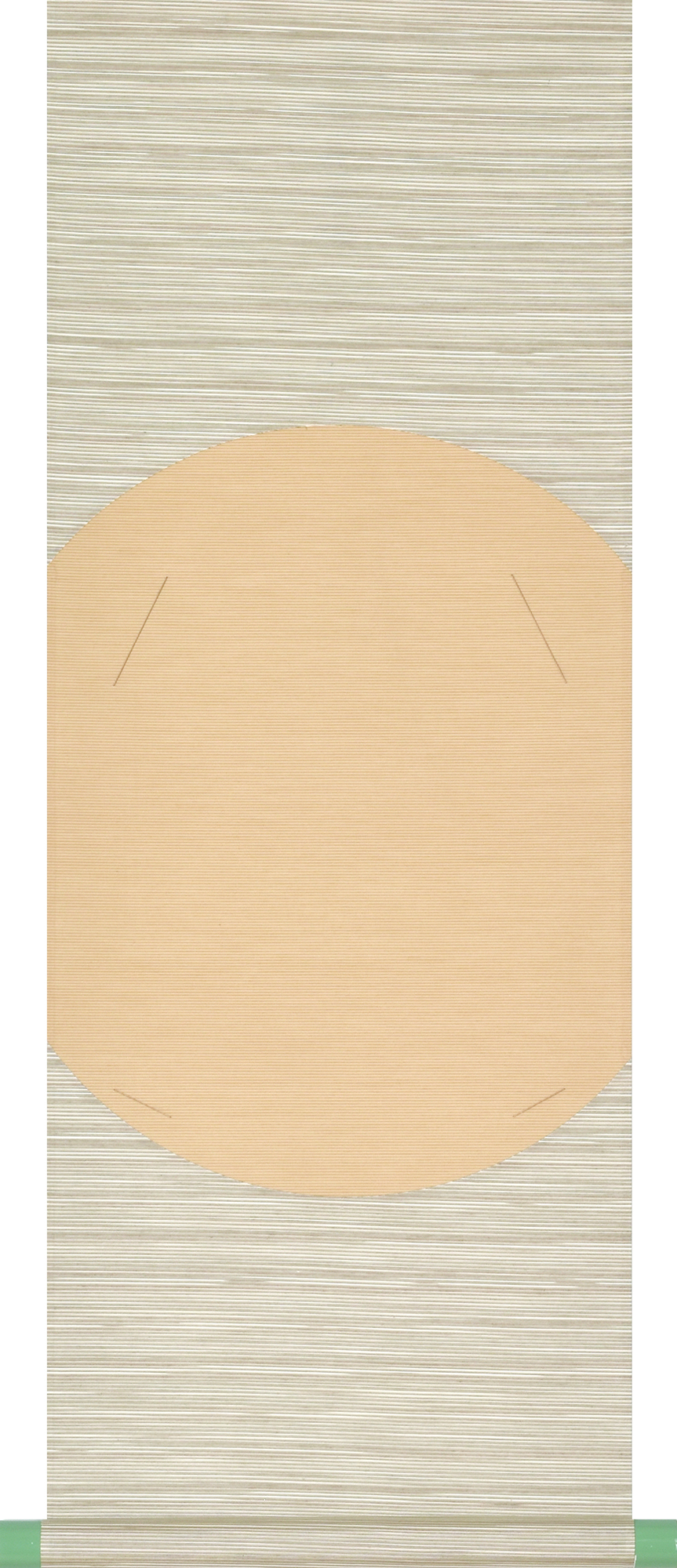 デザイン色紙幅（丸・オレンジ、共糸）