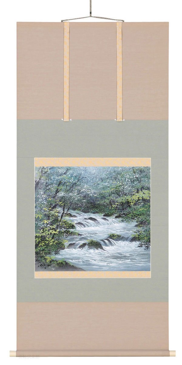 奥入瀬　尺八横　野川　観【直筆作品】