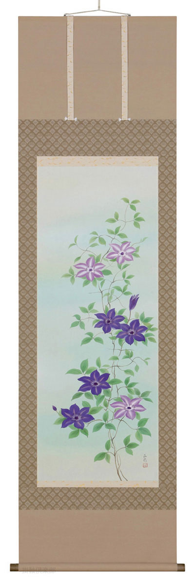鉄線花　川島正行【直筆作品】