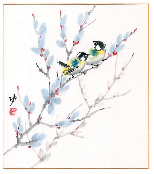 ねこやなぎ　秋田　功【直筆作品】