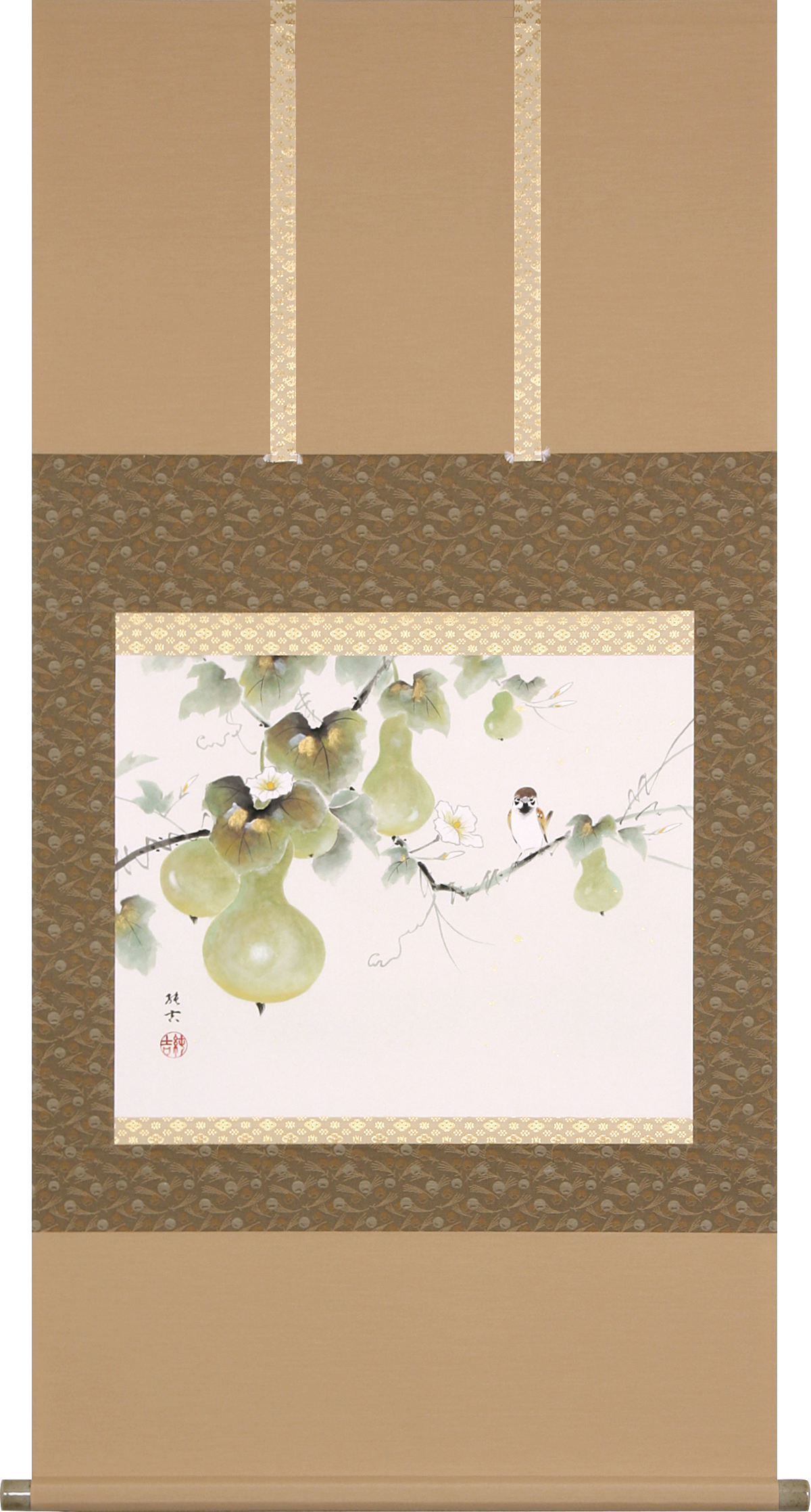 六瓢息災　佐藤純吉（直筆）　尺八横