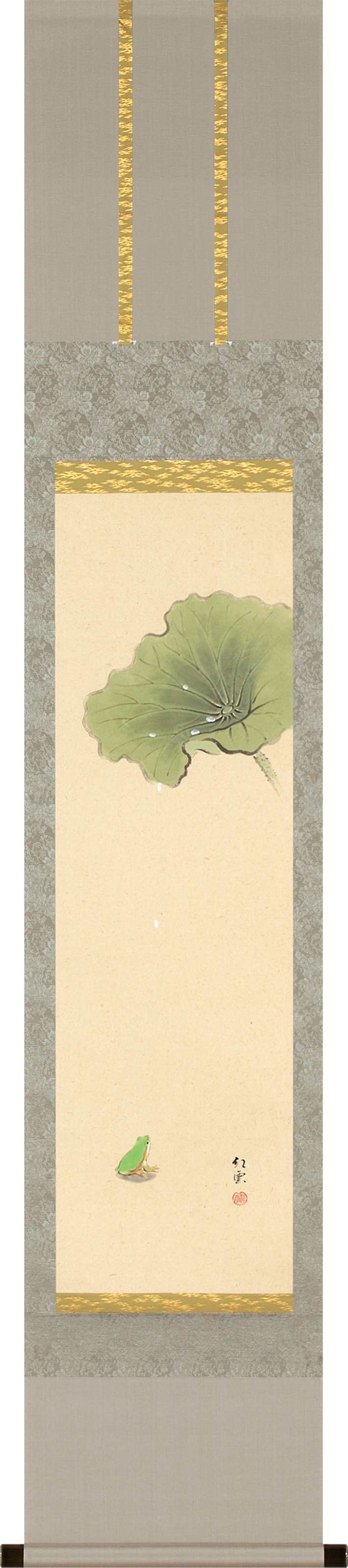 雫　武藤紅雲　九寸立（直筆）