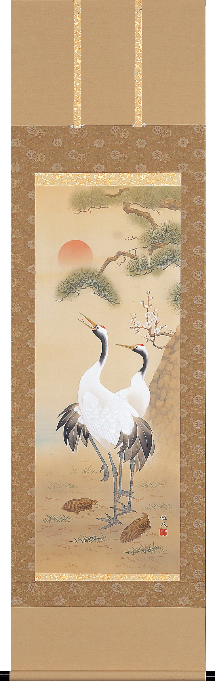 松竹梅鶴亀　石田恒太　尺五立