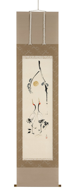 双鶴　今井玄花（直筆）  の掛軸（掛け軸）