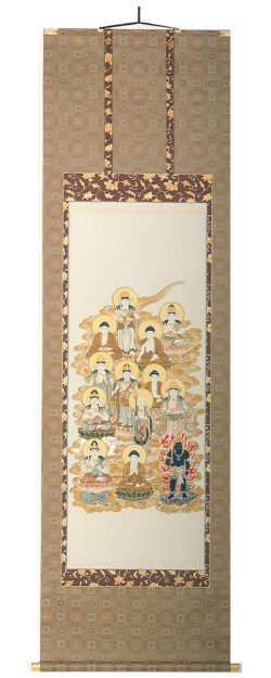 十三佛　佐々木　泰然（直筆）　掛軸（掛け軸）