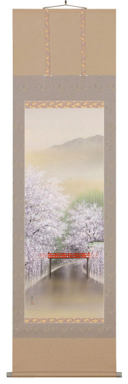 春の小京都　川島正行【直筆作品】