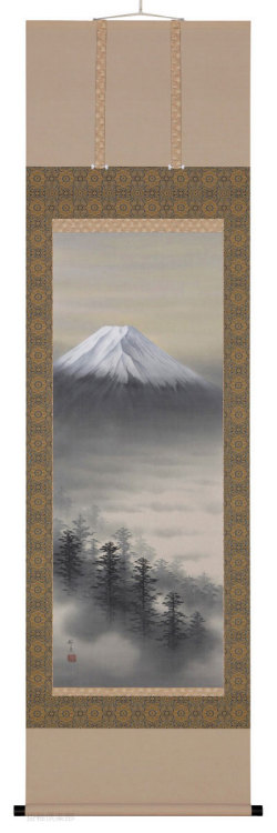 富士山水　倉地邦彦【直筆作品】