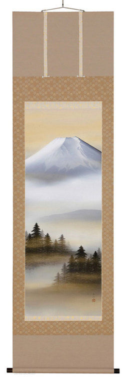富士山水　川島正行【直筆作品】
