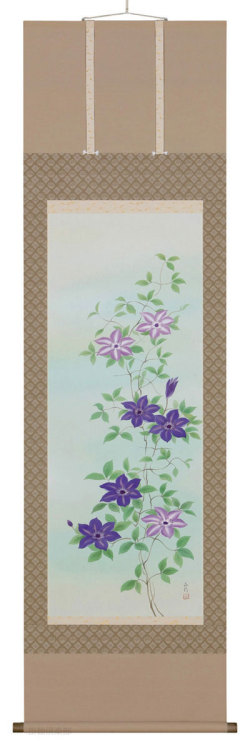 美品 掛け軸 川島正行作 秋草図 共箱 美術年鑑掲載 おもてなし 美品 掛け軸 川島正行作 秋草図 共箱 美術年鑑掲載 おもてなし
