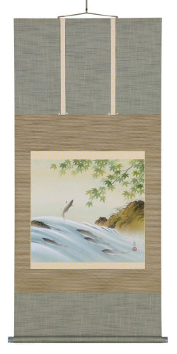 泳鮎　川島正行【直筆作品】