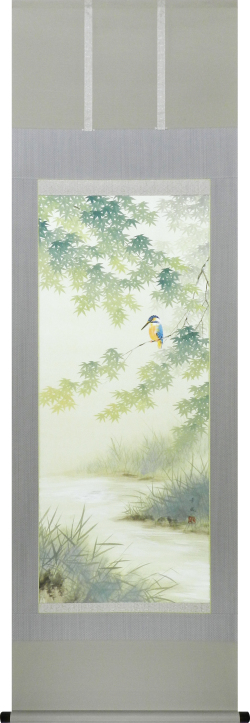翡翠　出口華凰　尺五立（直筆）