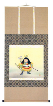 金太郎　伊藤　薫風（直筆）　掛軸（掛け軸）