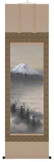 富士山水　倉地邦彦【直筆作品】