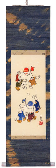 【新品】今井玄花　カチカチ山　掛け軸 今井玄花の商品一覧