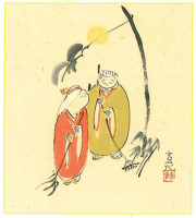 色紙　今井玄花　高砂 【直筆作品】
