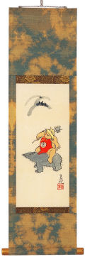 ミニ掛け軸 金太郎 の掛軸（掛け軸）