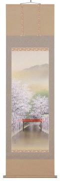春の小京都　川島正行【直筆作品】