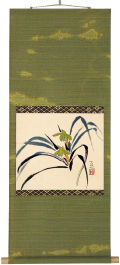 ミニ掛け軸（四角型）今井玄花　春蘭 の掛軸（掛け軸）