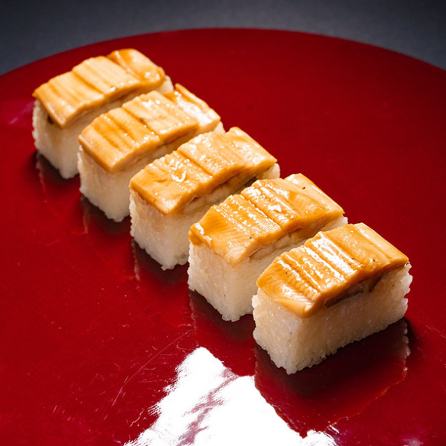 煮穴子の棒ずし