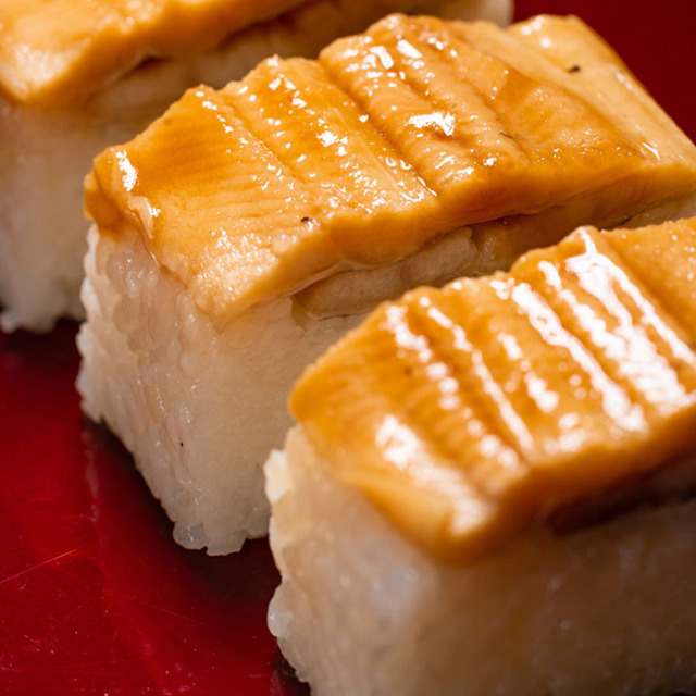 煮穴子の棒ずし
