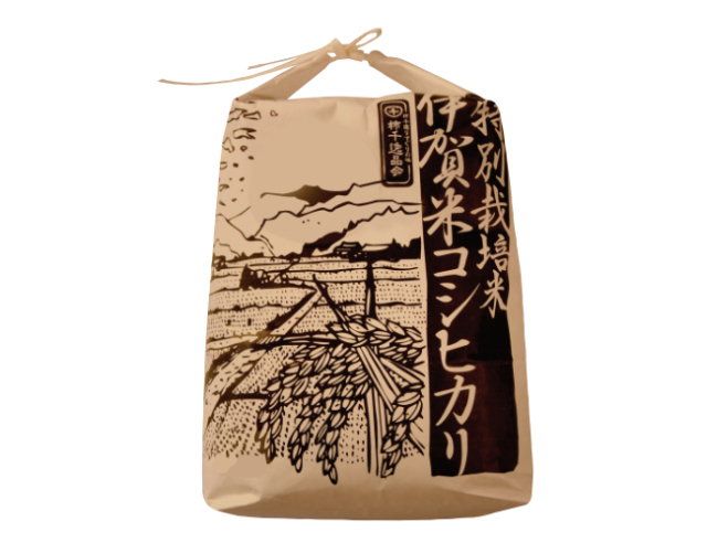 伊賀米コシヒカリ3kg（2024年度産）【特別栽培米】