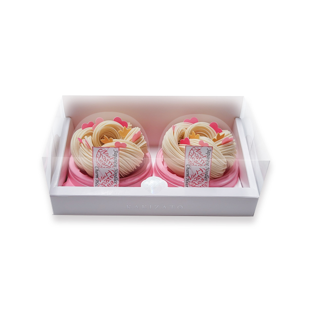 knot charm Heart　2個入