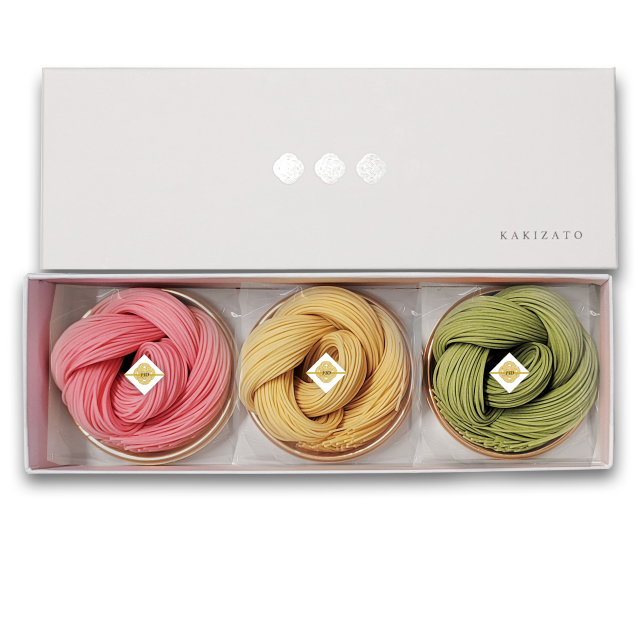 「絲３袋入」６色からお好きな色を選お選びください　【ピンク・オレンジ・イエロー・グリーン・パープル・ホワイト】　